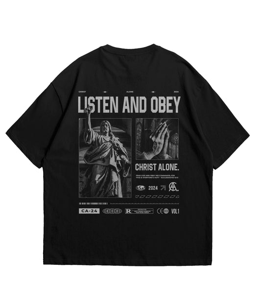 Listen and Obey 'Ecclesiastes 12:13' Graphic T-Shirt (PRE-ORDER)