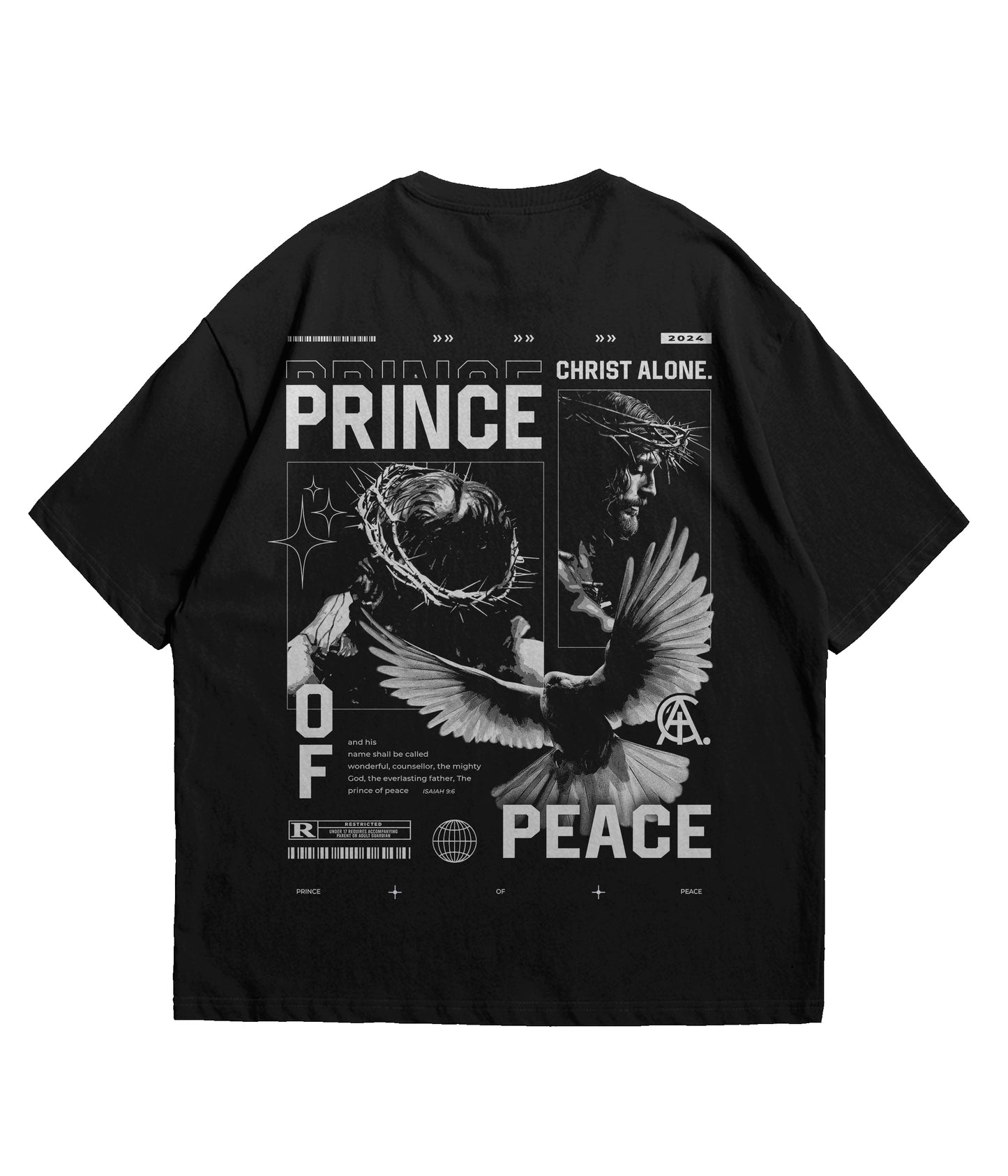 Prince of Peace 'Isaiah 9:6' T-shirt (PRE-ORDER)